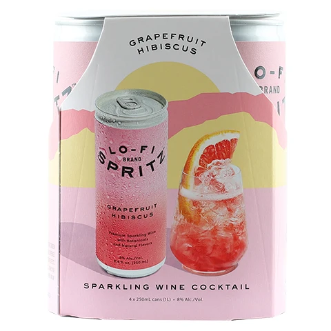 Lo Fi Grapefruit Hibiscus Spritz