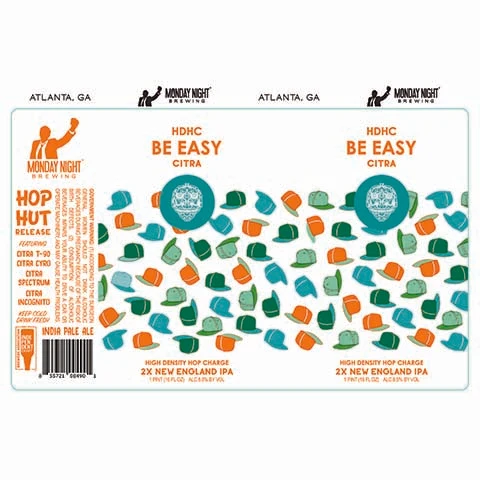 Monday Night Hop Hut Be Easy Citra 2x NEIPA