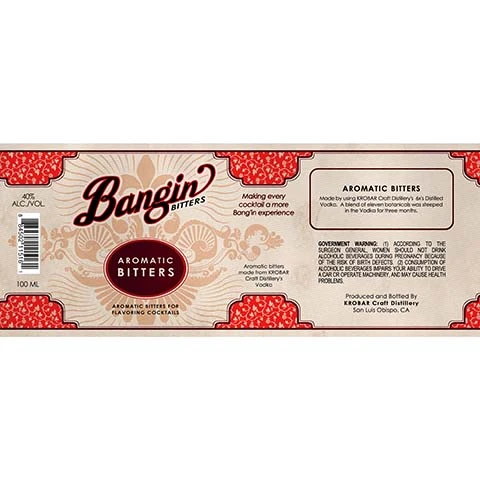 Krobar Bangin Bitters Aromatic Bitters