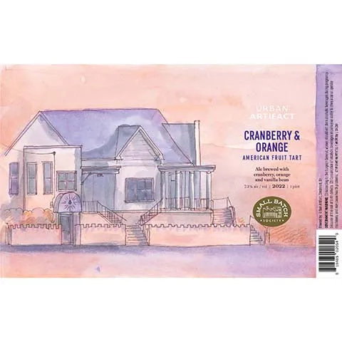 Urban Artifact Cranberry & Orange American Fruit Tart Ale