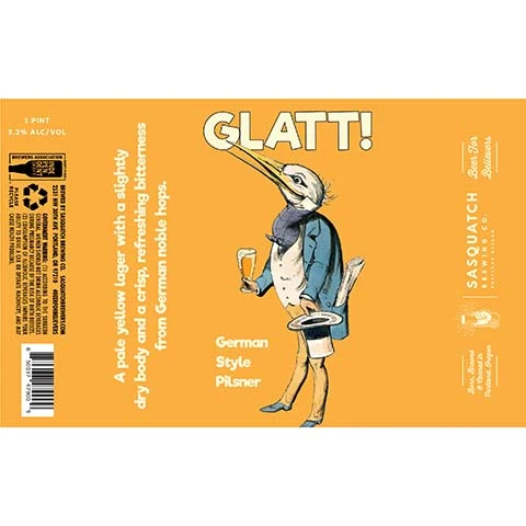 Sasquatch Glatt! German Style Pilsner