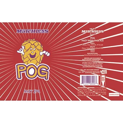 Matchless Pog Hazy IPA