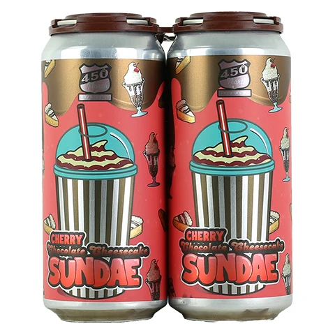 450 North Cherry Chocolate Cheesecake Sundae Slushy XL Sour Ale