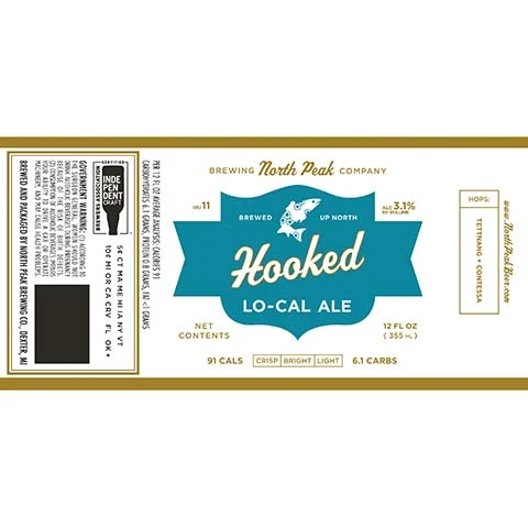 North Peak Hooked Lo-Cal Ale