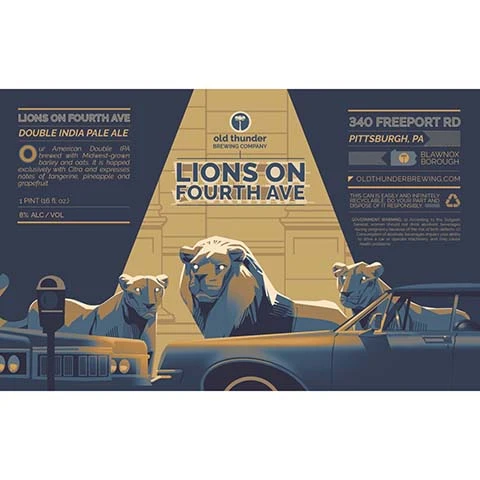 Old Thunder Lions On Fourth Ave DIPA