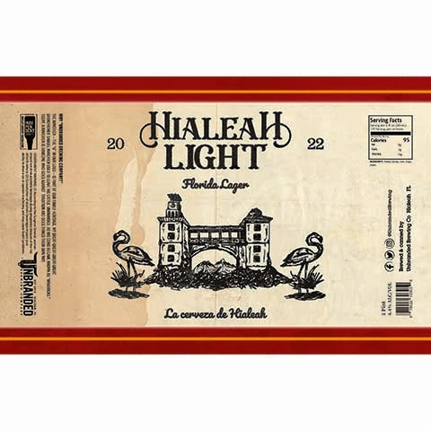 Unbranded Hialeah Light Florida Lager