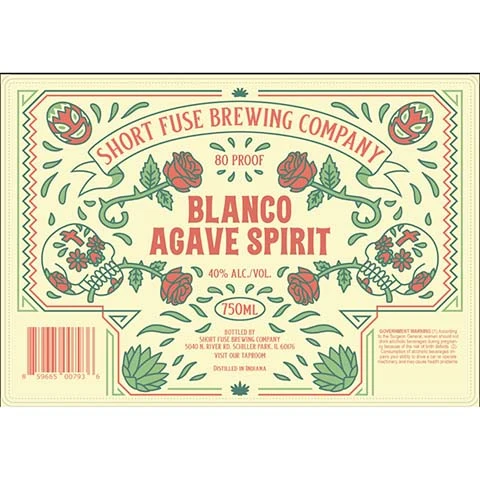 Short Fuse Blanco Agave Spirit