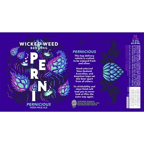 Wicked Weed PERNI Pernicious IPA