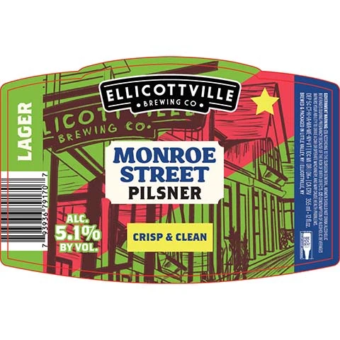 Ellicottville Monroe Street Pilsner