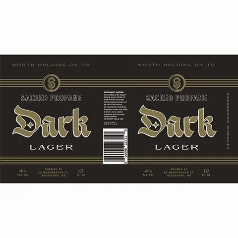 Sacred Profane Dark Lager