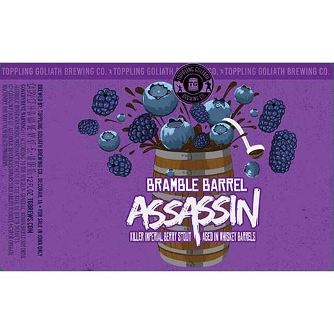Toppling Goliath Bramble Barrel Assasin Killer Imperial Berry Stout
