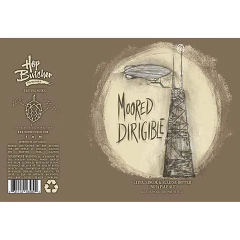 Hop Butcher Moored Dirigible IPA