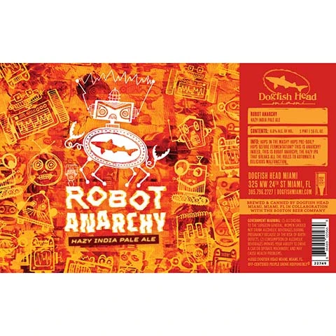 Dogfish Head Robot Anarchy Hazy IPA