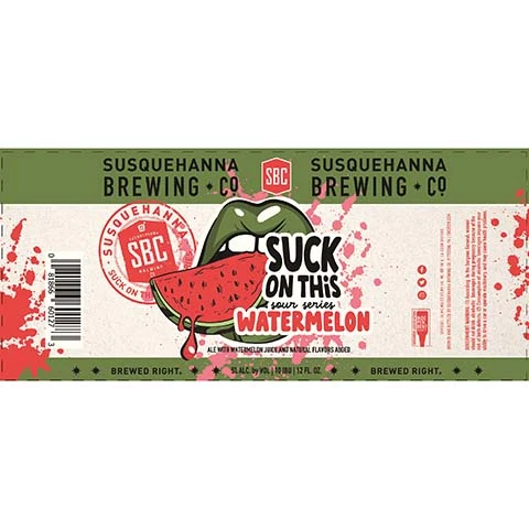 Susquehanna Suck On This Sour Series Watermelon