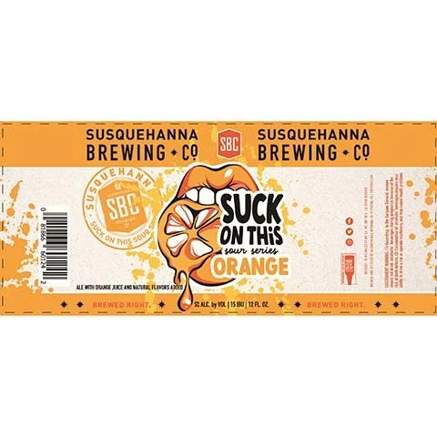 Susquehanna Suck On This Sour Series Orange