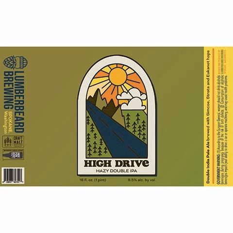 Lumberbeard High Drive Hazy DIPA