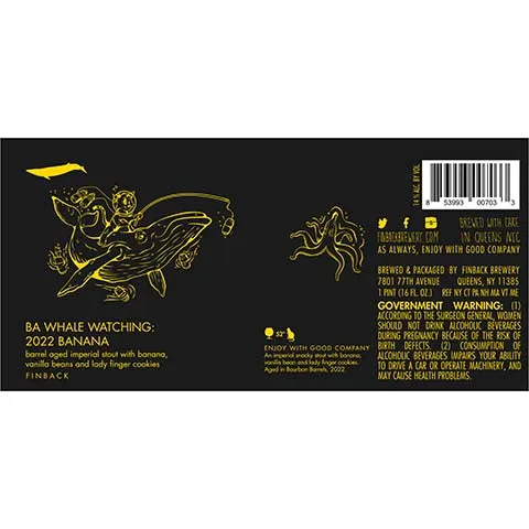 Finback BA Whale Watching: 2022 Banana