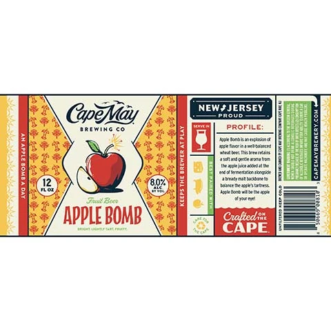 Cape May Apple Bomb Fruit Beer