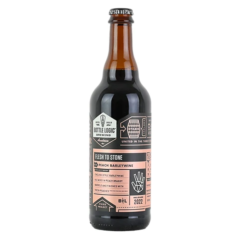 Bottle Logic Flesh To Stone Peach Barleywine