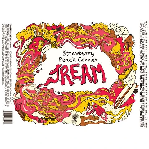 Burley Oak Strawberry Peach Cobbler JREAM Sour Ale