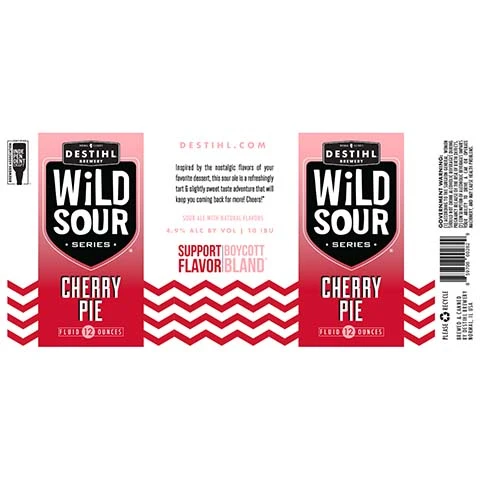 Destihl Wild Sour Cherry Pie Sour Ale