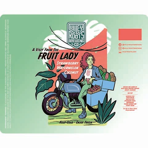 Wiley Roots A Visit From The Fruit Lady Strawberry Watermelon Coconut