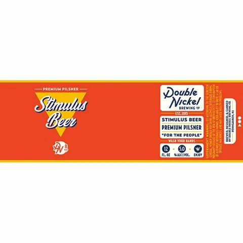 Double Nickel Stimulus Beer Premium Pilsner