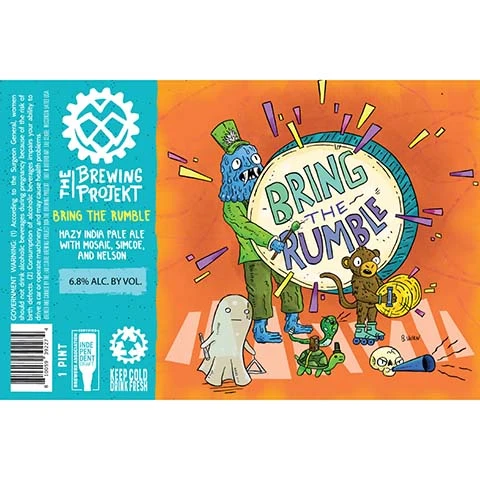 The Brewing Projekt Bring The Rumble Hazy IPA