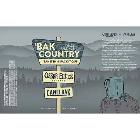 Oskar Blues 'Bak Country Hazy Pale Ale