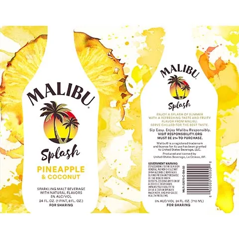 Malibu Splash Pineapple & Coconut