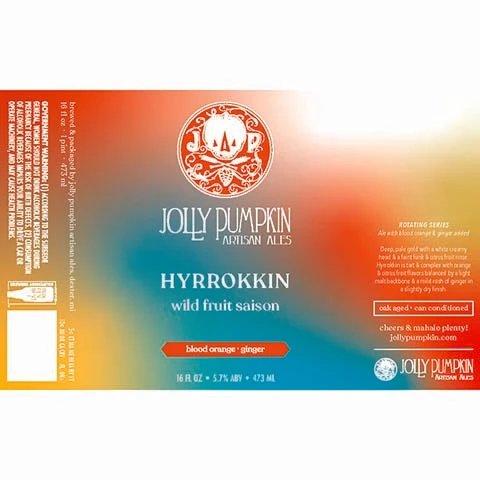 Jolly Pumpkin Hyrrokkin Wild Fruit Saison