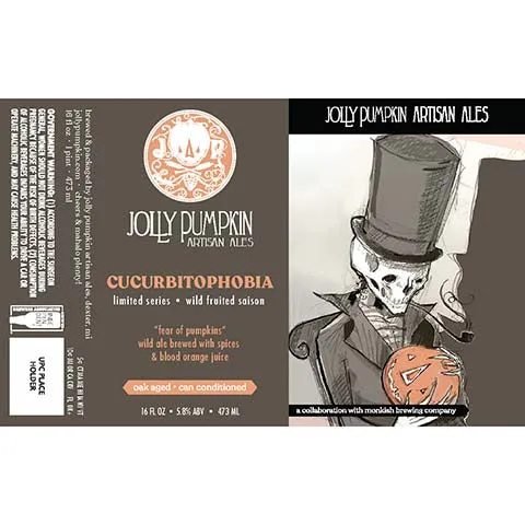 Jolly Pumpkin Cucurbitophobia Wild Fruited Saison