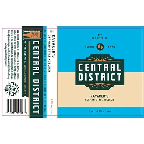 Central District Kayaker's German Kolsch