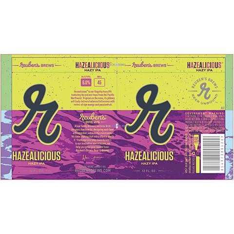 Reuben's Hazealicious Hazy IPA