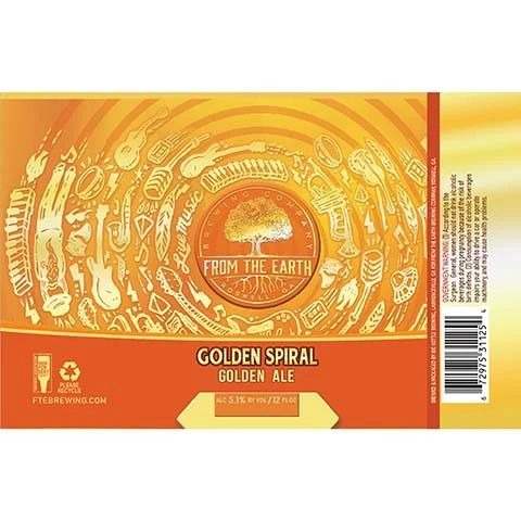 From The Earth Golden Spiral Golden Ale