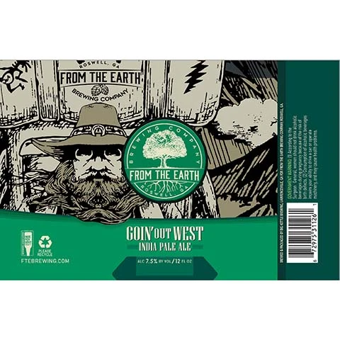 From The Earth Goin' Out West IPA