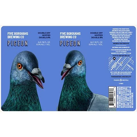 Five Boroughs Pigeon DDH DIPA
