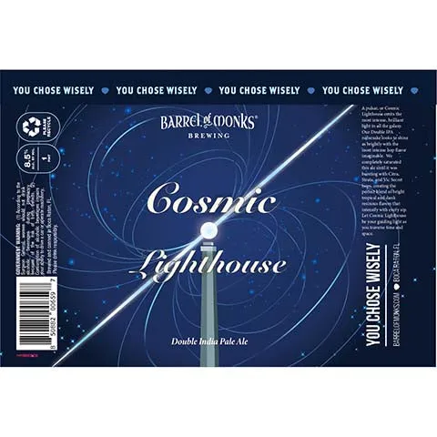 Barrel of Monks Cosmic Lighthouse DIPA