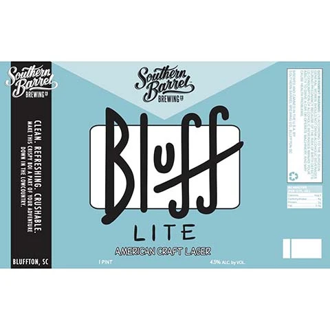Southern Barrel Bluff Lite American Craft Lager