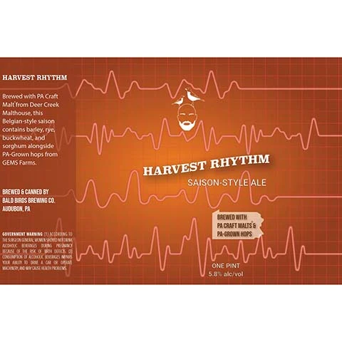 Bald Bros Harvest Rhythm Saison Ale