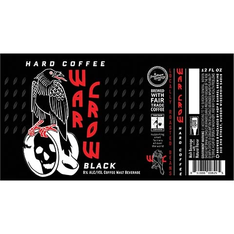 Hop & Barrel War Crow Black Hard Coffee