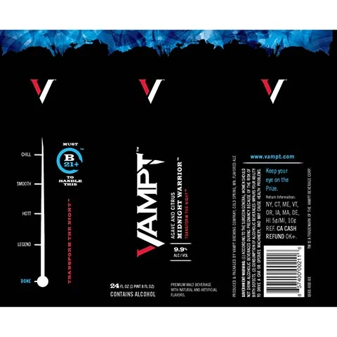 Vampt Agave and Citrus Midnight Warrior