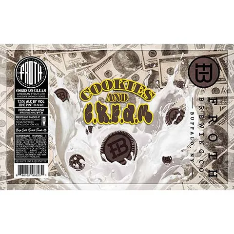 Froth Cookies and C.R.E.A.M Stout