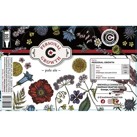 Chapman Crafted Personal Growth Pale Ale