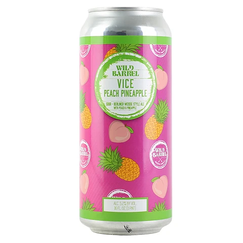Wild Barrel Vice Peach Pineapple Sour