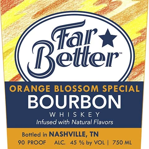 Far Better Orange Blossom Special Bourbon Whiskey
