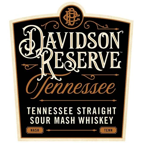 Davidson Reserve Tennessee Straight Sour Mash Whiskey