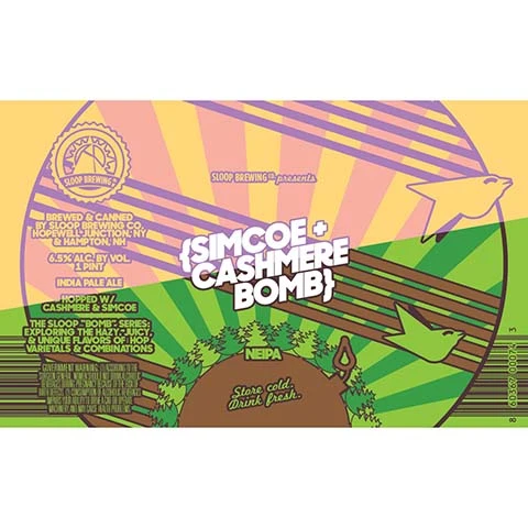 Sloop Simcoe + Cashmere Bomb IPA
