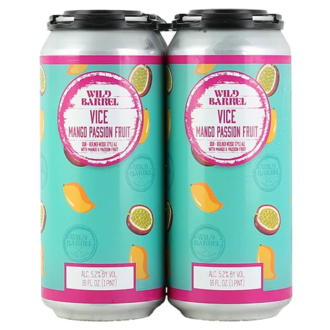 Wild Barrel Vice Mango Passion Fruit Sour