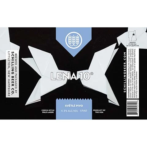 Schilling Lena 10 Czech Pale Lager
